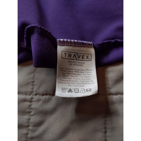 Eddie Bauer Womens S Purple Travex V-Neck Dress Athletic Travel AS IS - Picture 5 of 10
